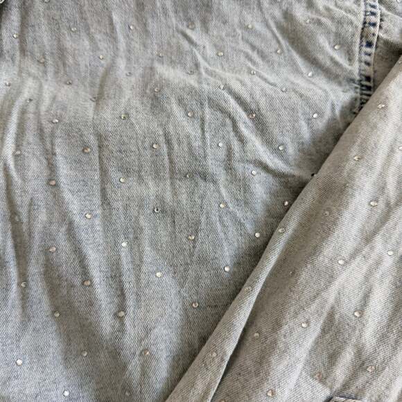 Good American Oversized Denim Shirt Sz 1 - Picture 9 of 9